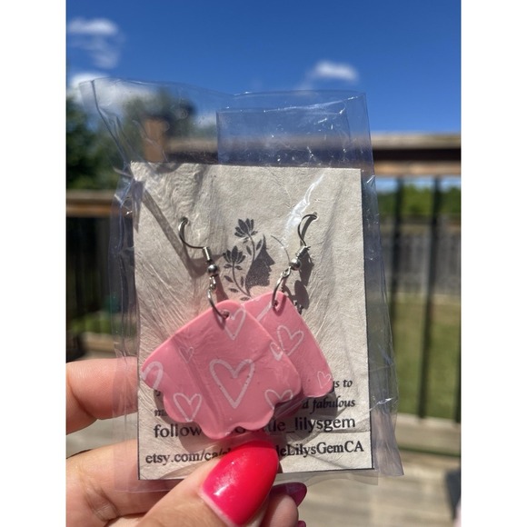 For ResellHandmPolymer Clay earrings lot  -3  Unique 25 Pcs  Stainless Steel - Picture 15 of 16